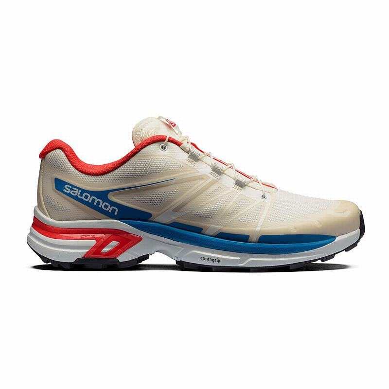 Zapatillas Trail Running Salomon Hombre Beige / Rojas - Salomon Argentina XT-WINGS 2 ,703285-WVB